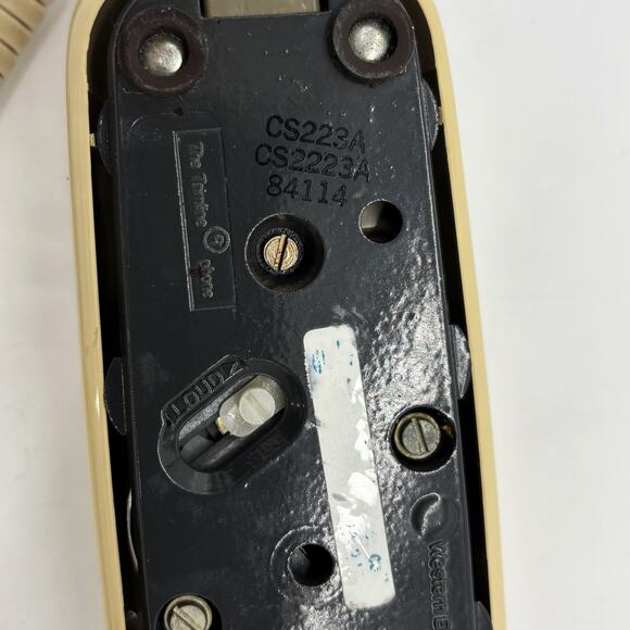 Vtg Western Electric Trimline Rotary Dial Telephone Harvest Gold AT&T Desktop 84 - Picture 8 of 9